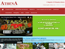 Tablet Screenshot of ortopedia-athena.com